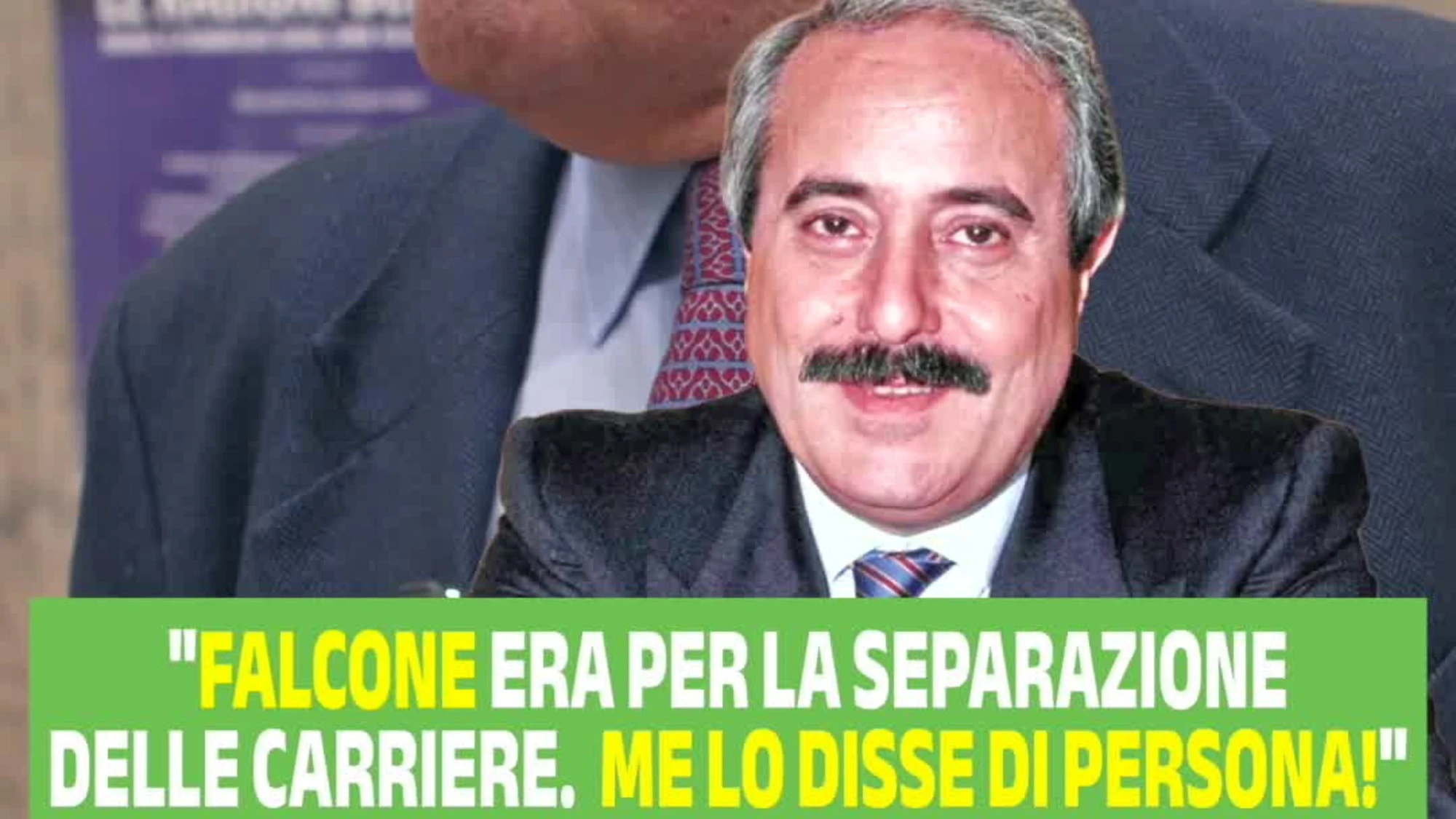 Antonio Baldassarre: "Falcone era per la separazione delle carriere. Me lo disse di persona"