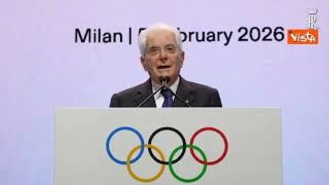 Milano Cortina, Mattarella: "Le Olimpiadi ispirino pace, comprensione e dialogo tra i popoli"