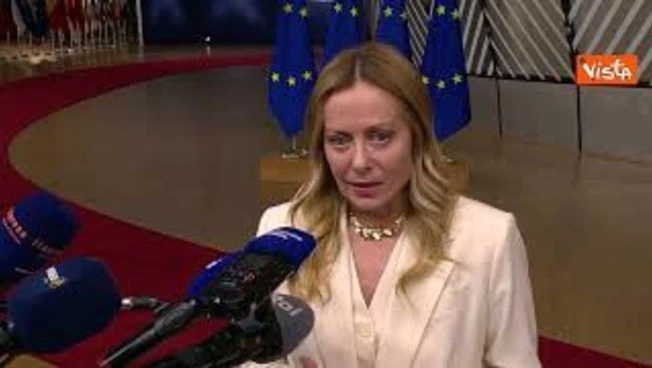 Meloni: Contenta delle conclusioni al termine del Consiglio Ue