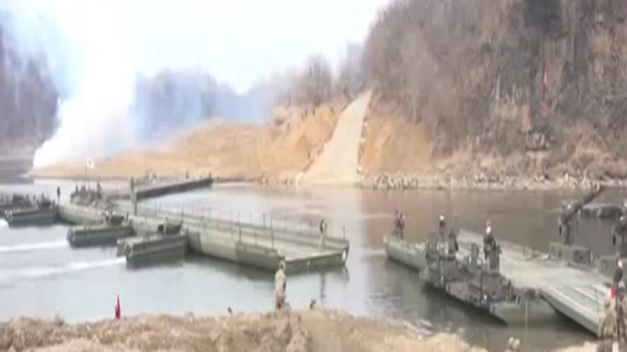 Sud Corea, esercitazione congiunta con gli Usa su un fiume a Yeoncheon