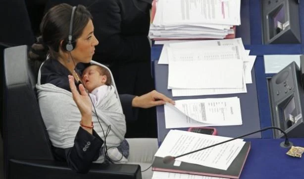 Vittoria, la bimba cresciuta all'Europarlamento