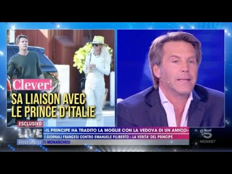Live non è la d'Urso, Emanuele Filiberto vuota il sacco: quella storiaccia di corna