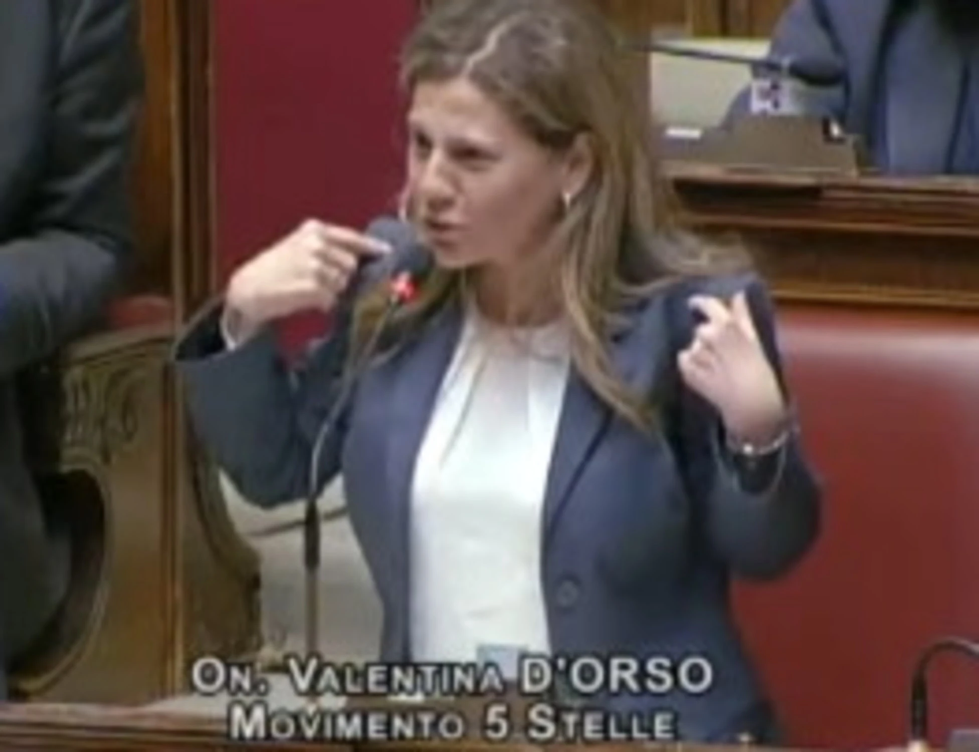 M5s, Valentina D'Orso sconcerta la Camera: "Troppi voti, mi duole il braccio. Per la nostra salute..."