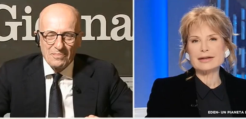 Alessandro Sallusti a Otto e mezzo: "Sanremo è sempre stato un Festival di sinistra". E su Salvini muto...