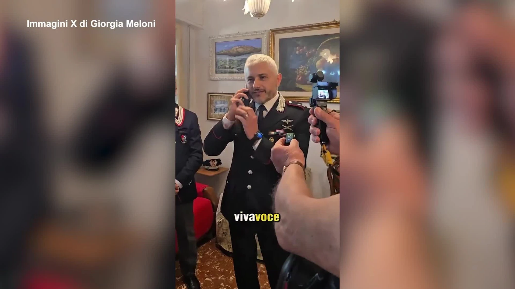 Giorgia Meloni: "Auguri a Patani, il carabiniere più longevo d'Italia"