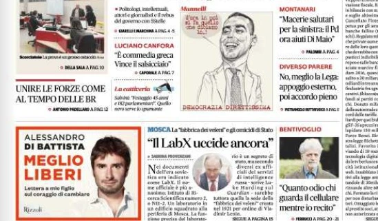 Alessandro Di Battista si prende per i fondelli da solo: "Meglio liberi". Il titolo del suo ultimo libro è autoironico?