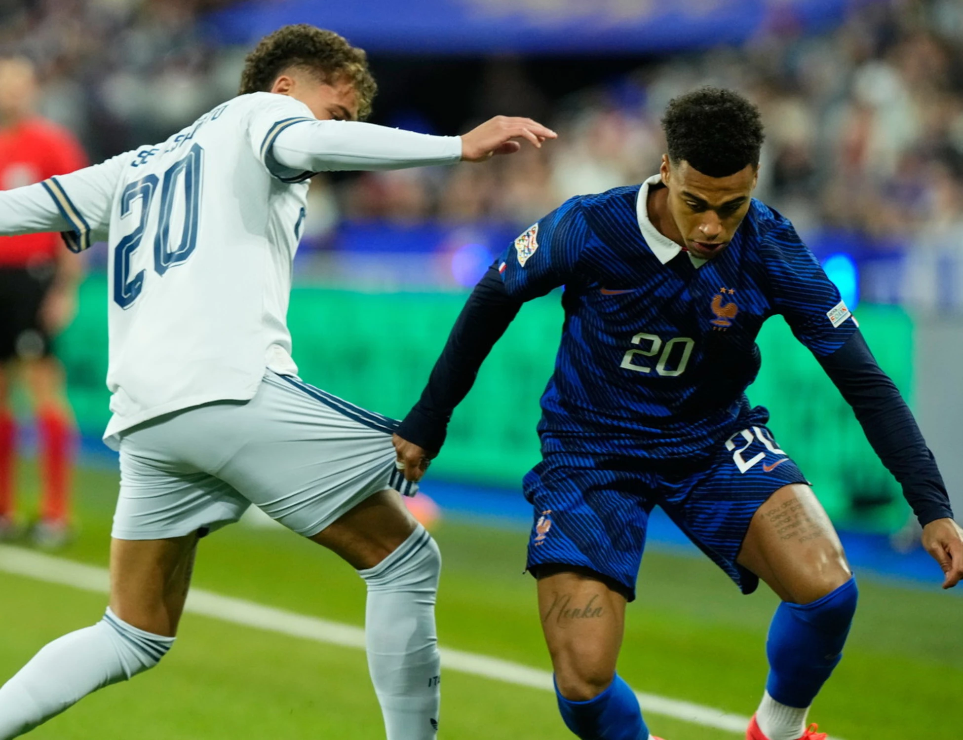 Nazionale, tra Italia e Francia finisce 1 a 1: Bastoni risponde a Olise, super Donnarumma