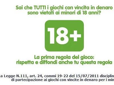 Terza edizione per la campagna '18+' di Lottomatica, Moige e Fit contro il gioco minorile