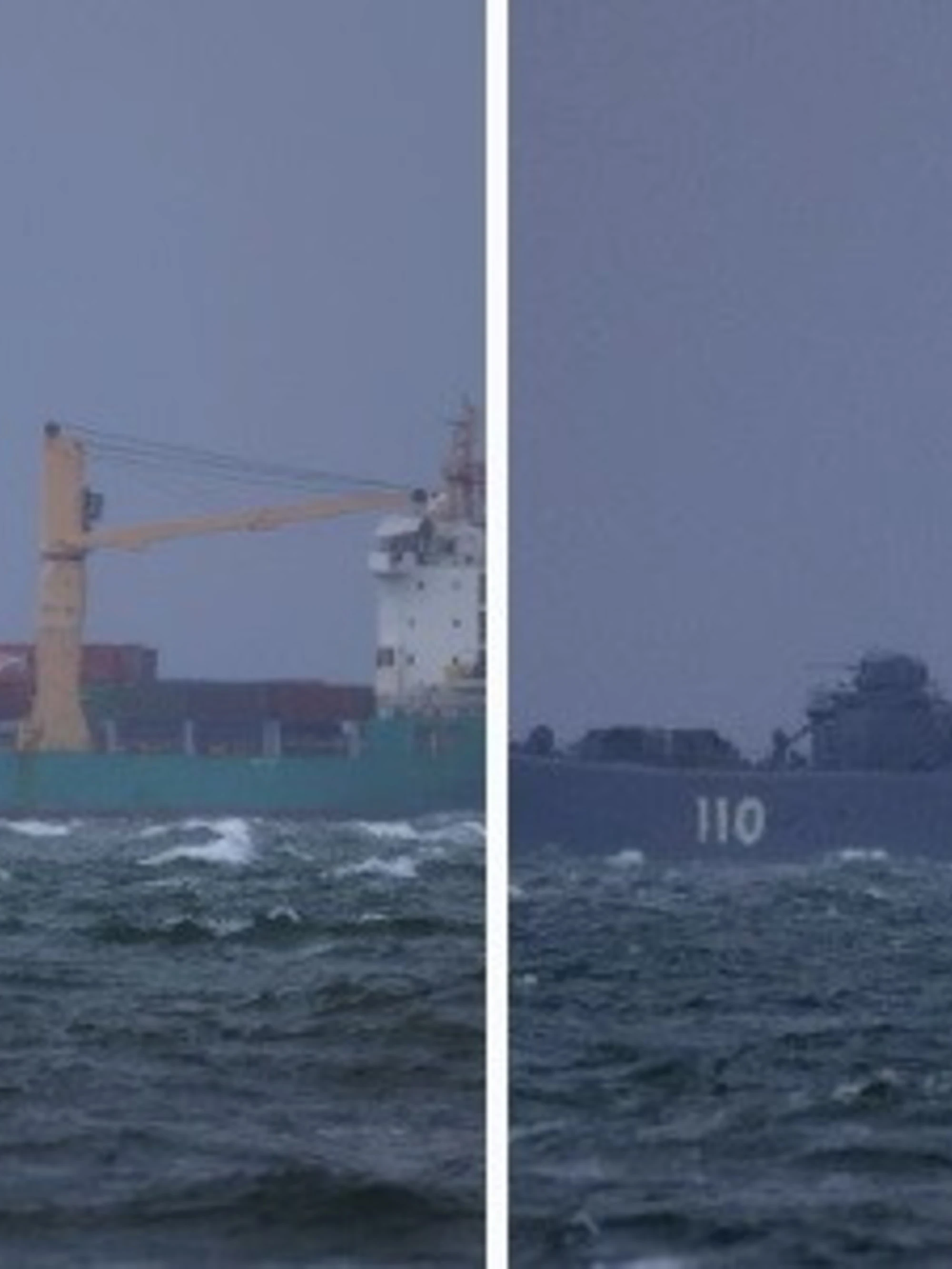 Mar Baltico, nave da guerra russa scorta petroliera-ombra