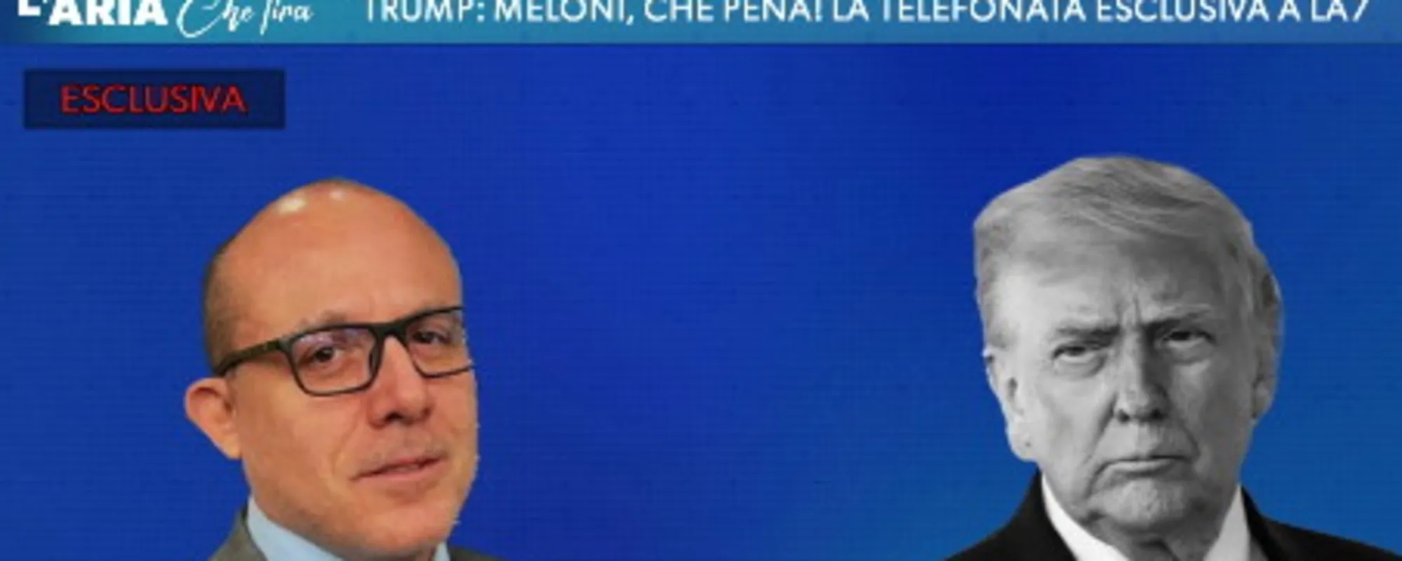 L'audio della telefonata in cui Trump infanga Meloni: cosa dice