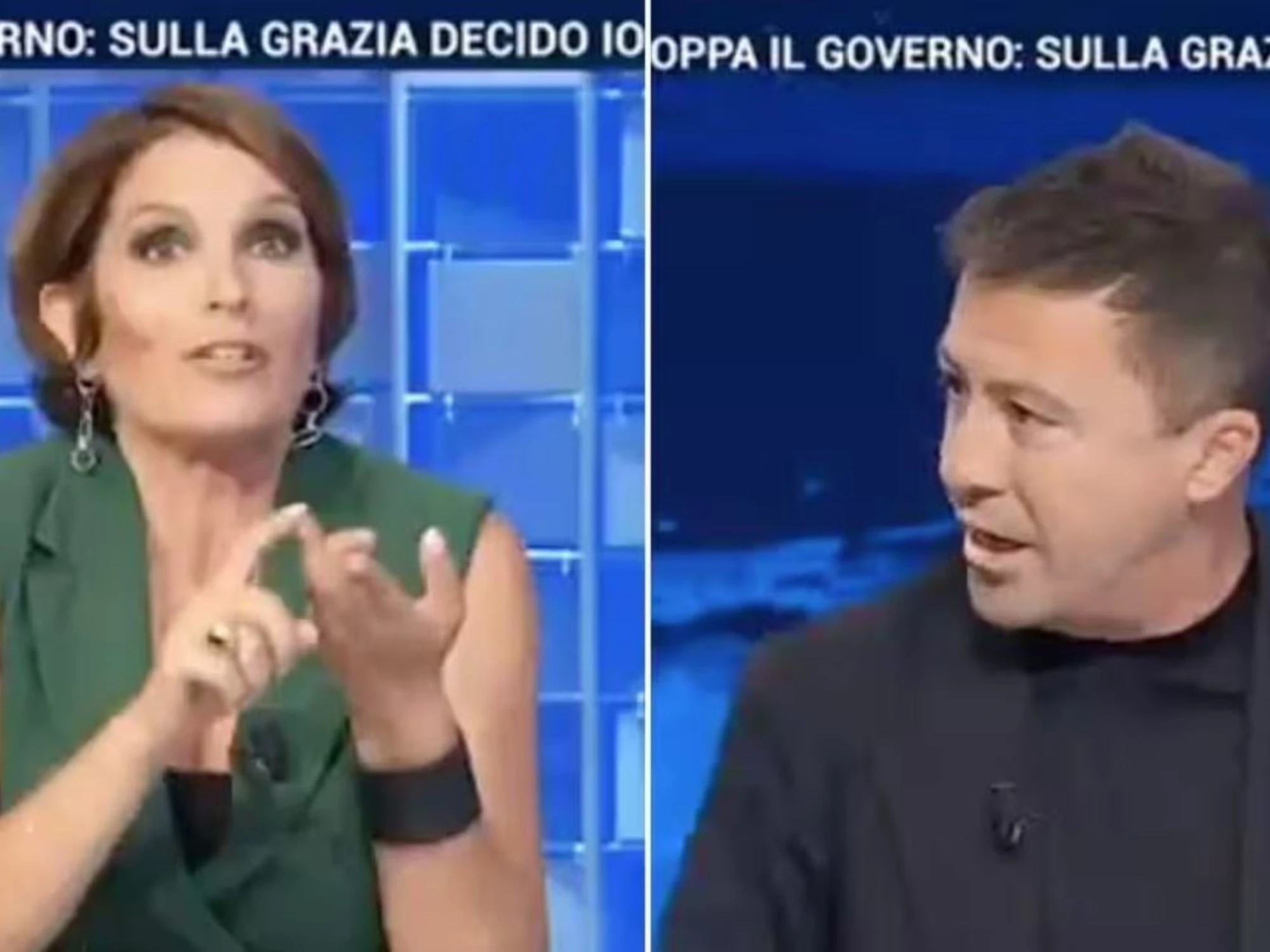 In Onda, clamorosa lite tra Marianna Aprile e Bocchino: "M'avete cercato voi!"