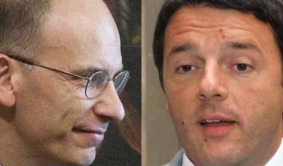 Enrico Letta e Matteo Renzi
