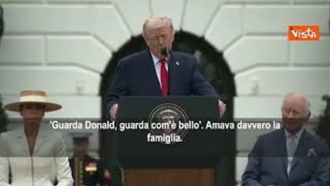 Trump: Mia madre aveva una cotta per Re Carlo