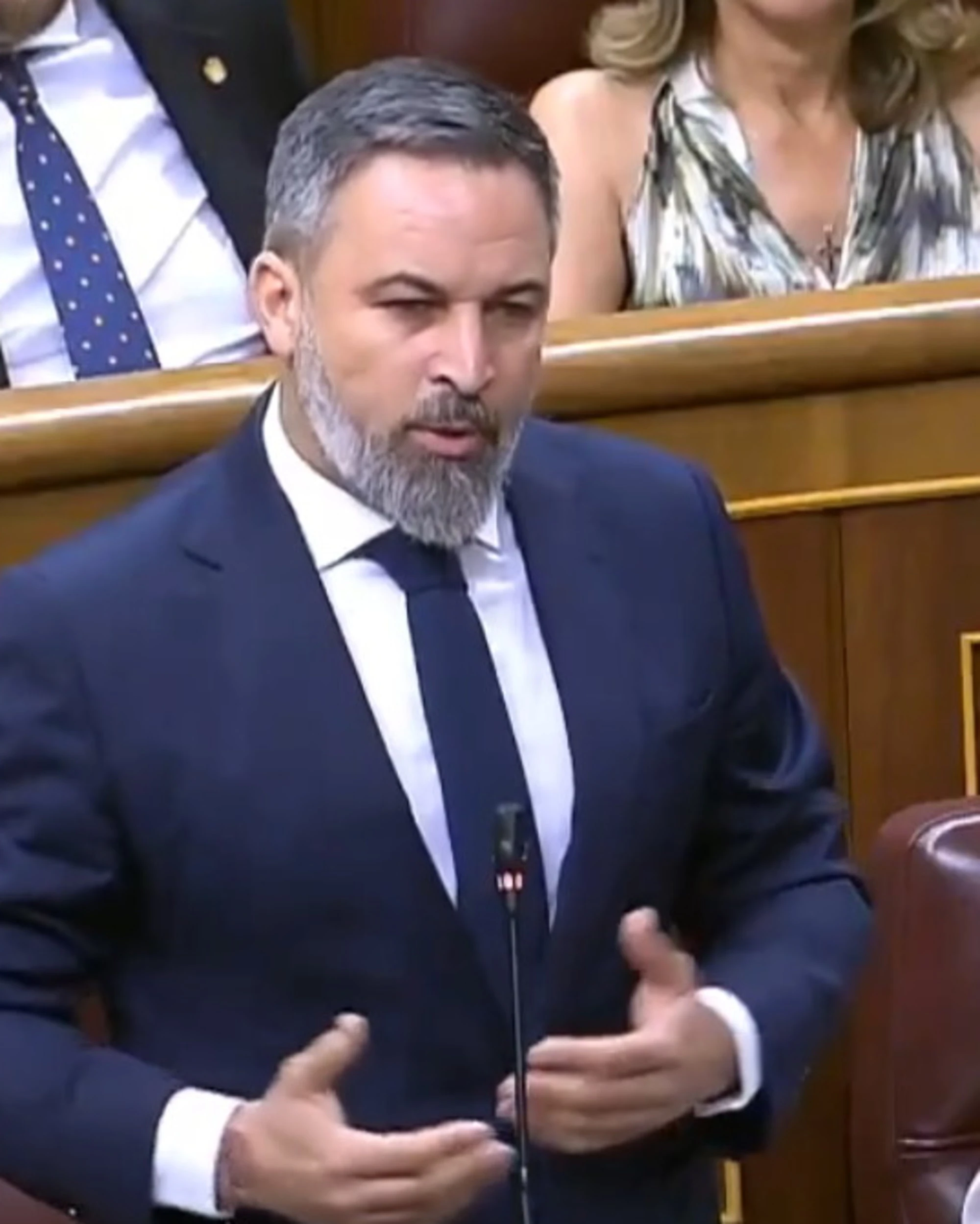 Sanchez demolito in aula da Abascal: "Gara a chi ruba di più"