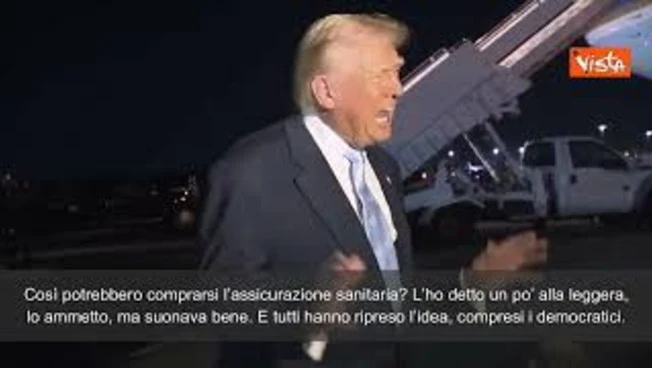 Trump: "Vogliamo restituire miliardi agli americani per sostenere loro spese sanitarie"