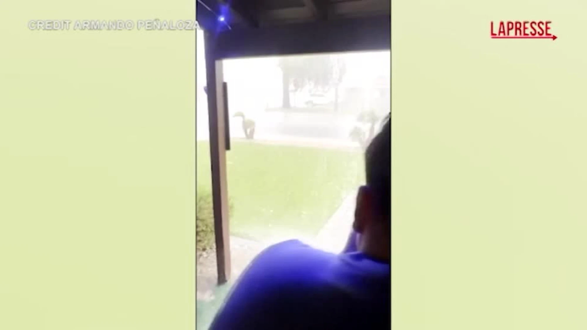 Usa, tempesta in Arizona: chicchi di grandine grossi come palle da golf