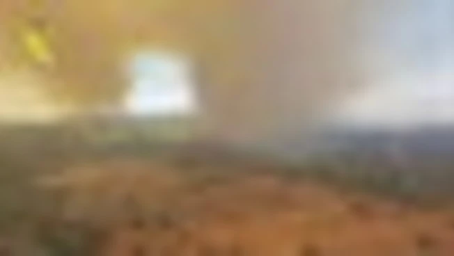 Le immagini aeree dell'enorme incendio in Spagna
