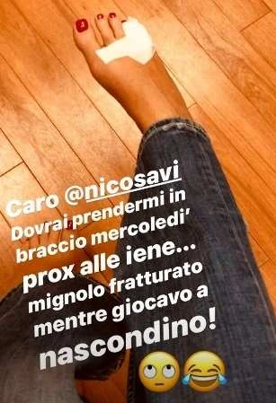 Le Iene, incidente domestico per Alessia Marcuzzi: salta la puntata? Ecco com'è ridotta