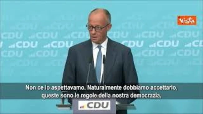 Cancelliere Merz su voto ad Afd in Sassonia-Anhalt: Siamo profondamente scioccati