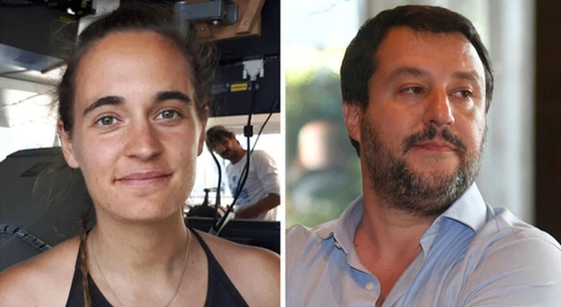 Carola Rackete, Matteo Salvini commenta l'indagine: "Comunista tedesca, per me una medaglia"
