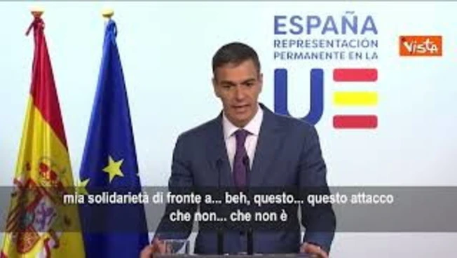 Solidarietà di Sánchez a Meloni: Non saprei nemmeno come definire l'attacco di Trump