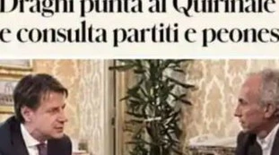 Marco Travaglio smascherato da Dagospia: "Sapete perché ha scritto Draghi al Quirinale?"
