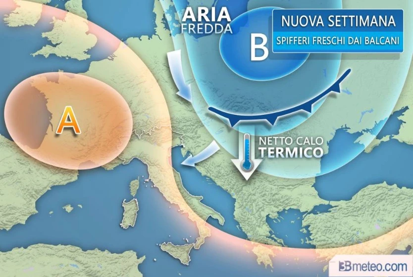 Meteo, temperature in calo e prime piogge: settimana prossima arriva l'autunno