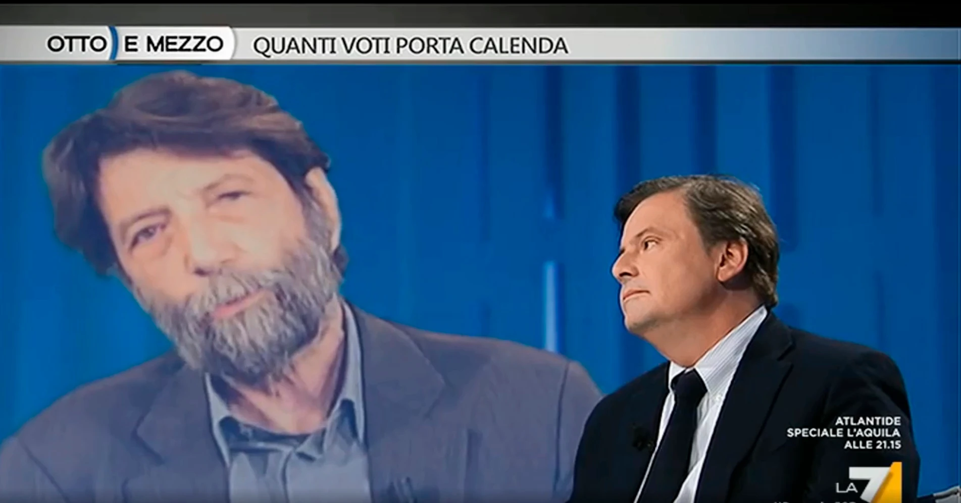 Otto e Mezzo, Massimo Cacciari umilia Carlo Calenda: "Mi convincerai?", risposta fulminante e giù lo sguardo