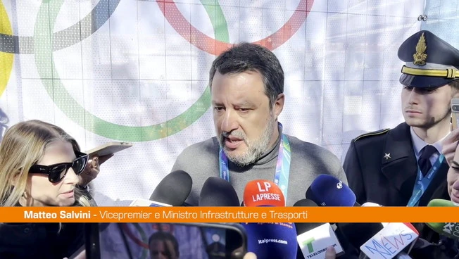 Milano-Cortina, Salvini "L'Italia sta offrendo il meglio di sé al mondo"