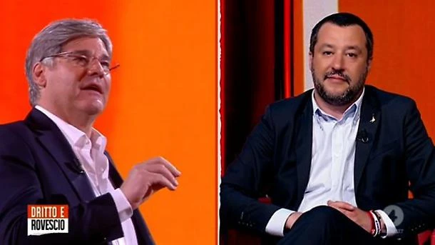 Matteo Salvini a Dritto e Rovescio: "Un cretino chi giudica le persone per il titolo di studio"