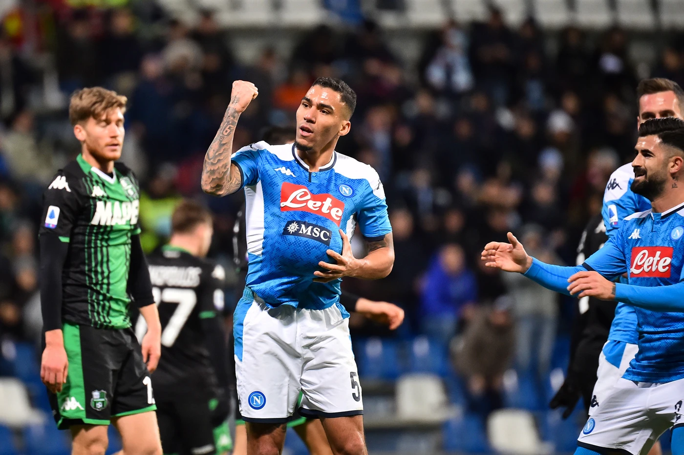 Napoli, il cuore di Ringhio: rimonta compiuta al 94'. Sassuolo ko, primi 3 punti
