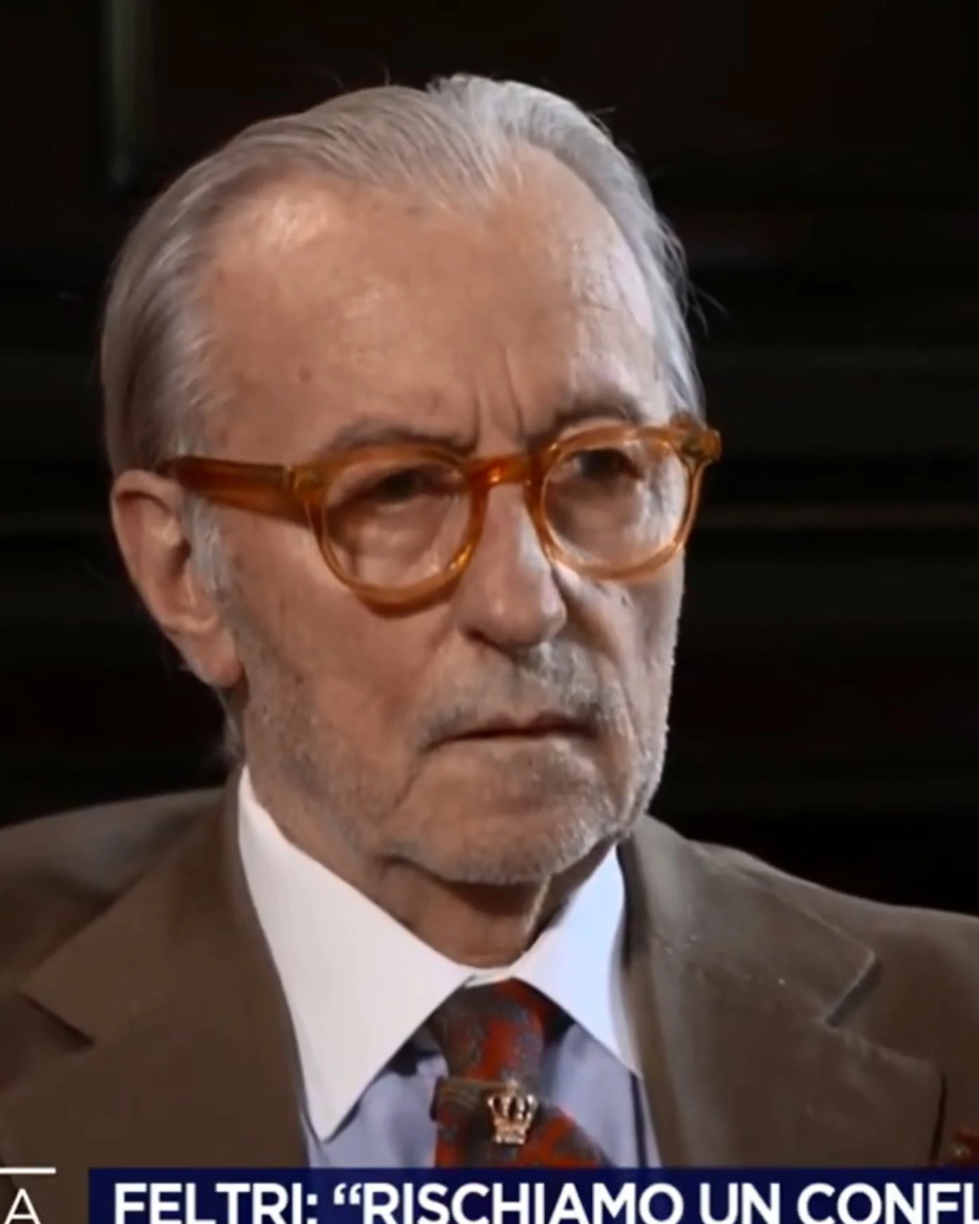 Vittorio Feltri, guerra e terrore: "Temo che questa volta ci siamo"