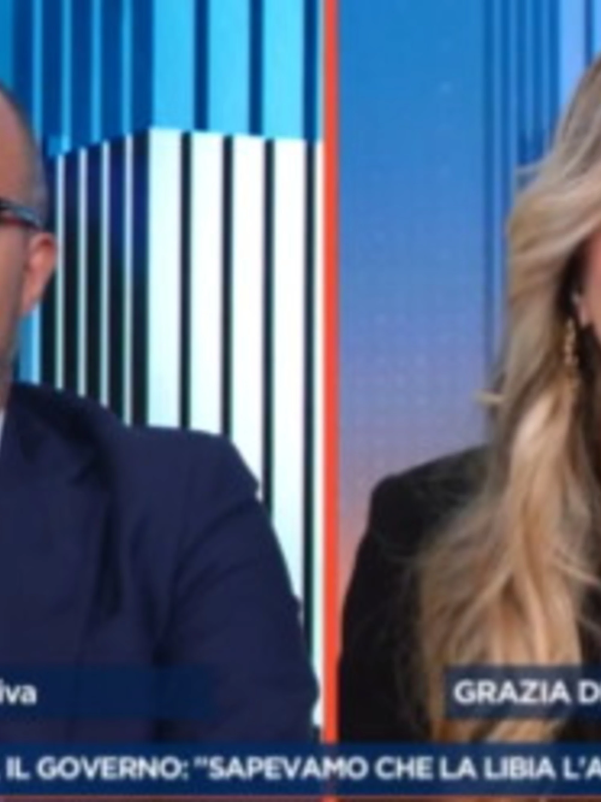 4 di Sera, Faraone e la sparata su Almasri: zittito dalla Di Maggio