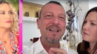 È sempre mezzogiorno, Amedeus "tristissimo". La spifferata di sua moglie Giovanna Civitillo dalla Clerici, gelo in diretta