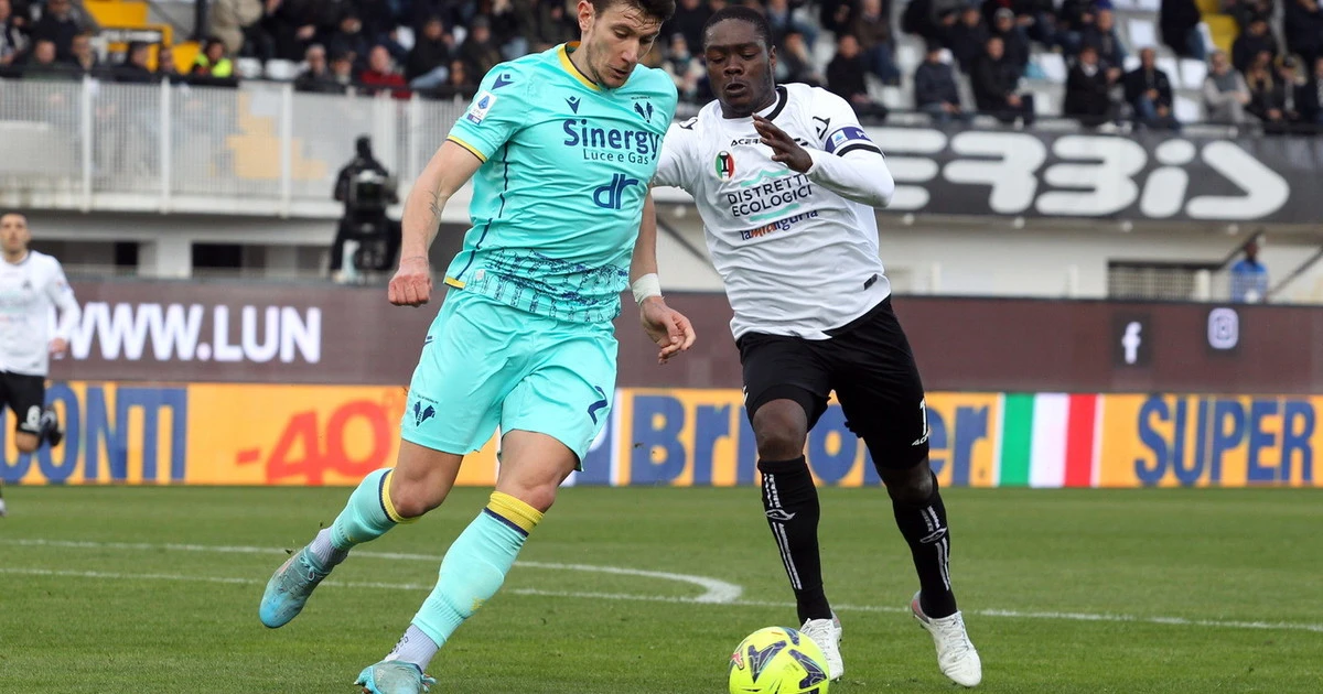 Spezia-Verona, un punto a testa che non serve a nessuno