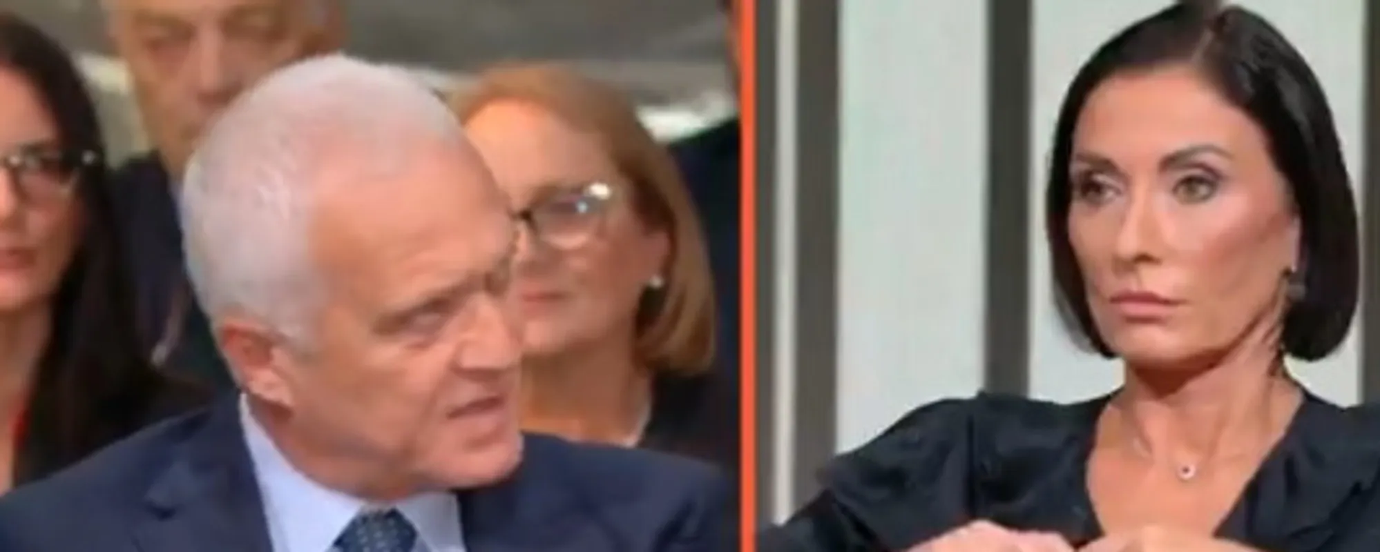 "Se in piazza ci fossero state le teste rasate?": Verderami zittisce Morani, ovazione in studio <span style="color: rgb(153, 0, 0);">Video</span>