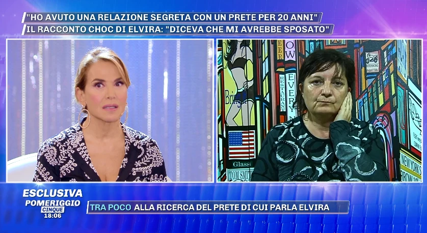 Pomeriggio Cinque, da Barbara D'Urso la signora da censura: "Il prete si è fatto una *** al telefono"