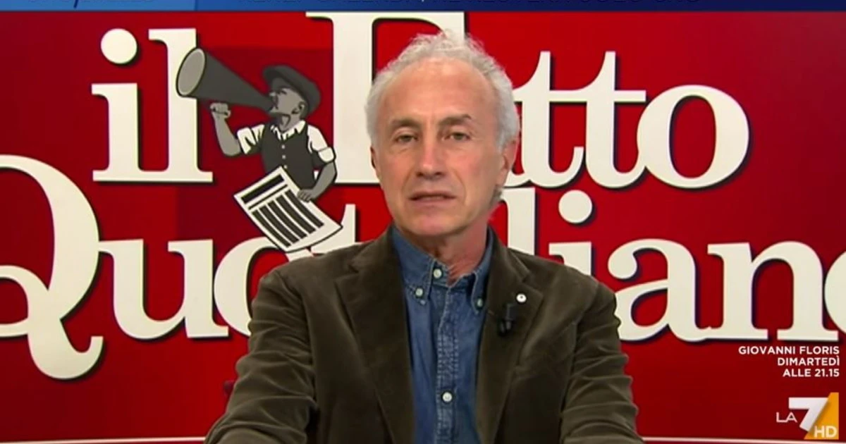Travaglio, "le piccole miserie di Calenda e Renzi". Gela la Gruber