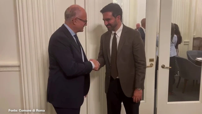 Roma, Gualtieri vede il sindaco di New York Mamdani all'Urban 20 Mayors Summit
