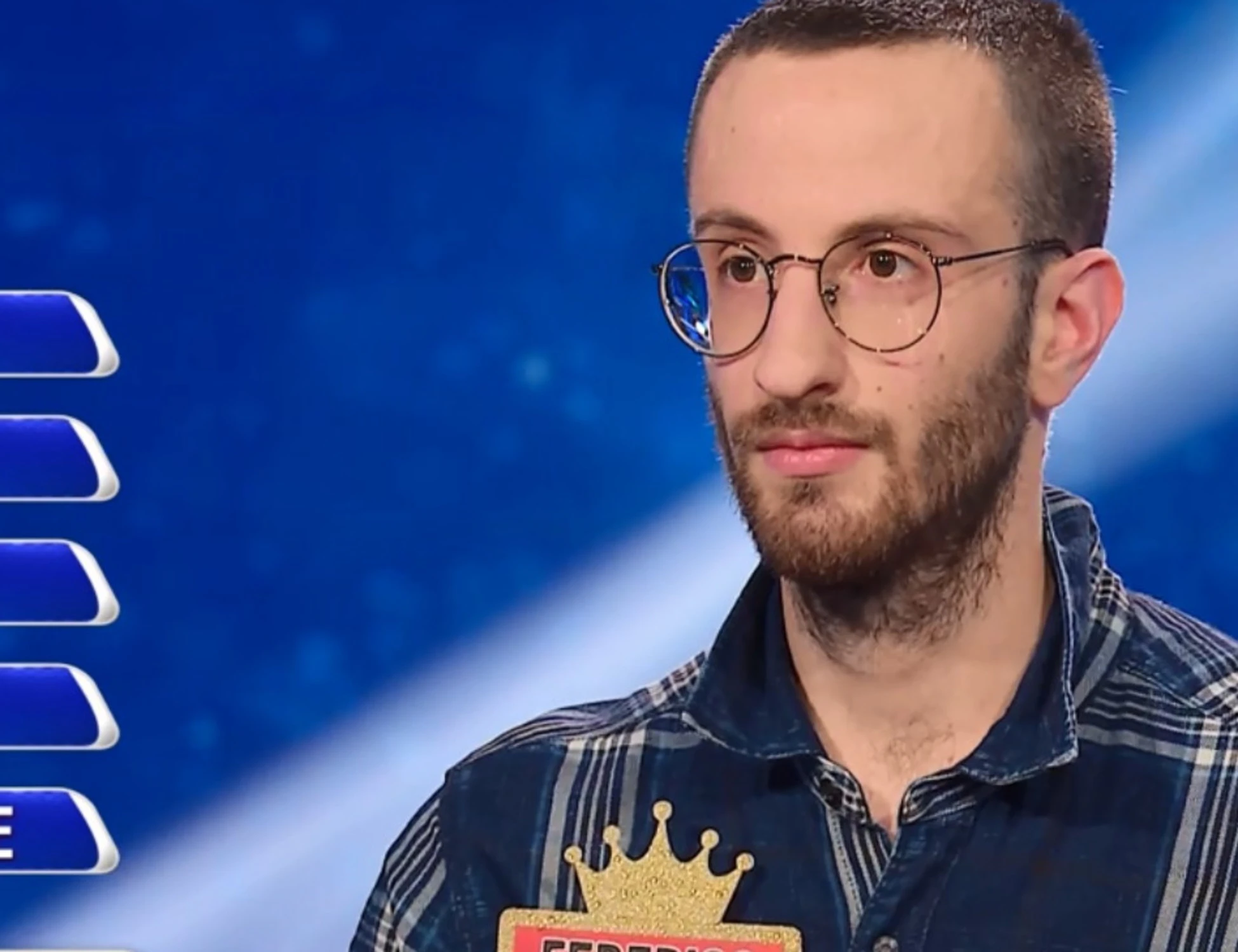 L'Eredità, "in pigiama": Federico, il dettaglio che non passa inosservato