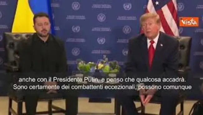Leggi l'articolo: Trump vede Zelensky: Lavoriamo a porre fine a guerra, lo vogliono tutti. Anche Putin