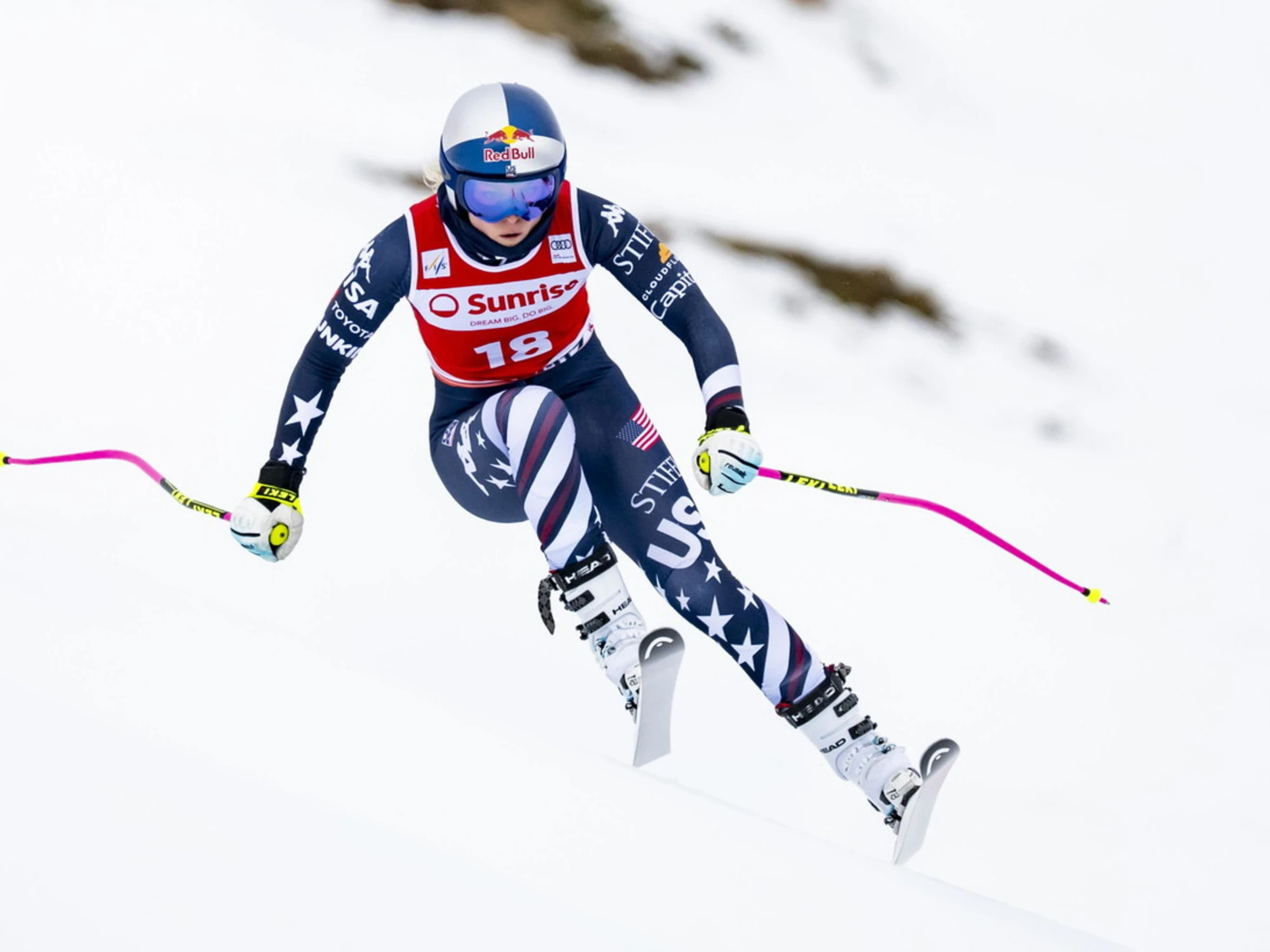 Lindsey Vonn torna a vincere a 41 anni: impresa a St. Moritz