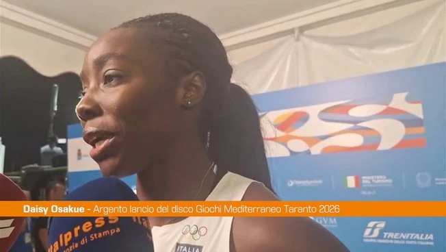 Giochi Mediterraneo, Osakue argento nel disco “Mi sento atleta e donna diversa"