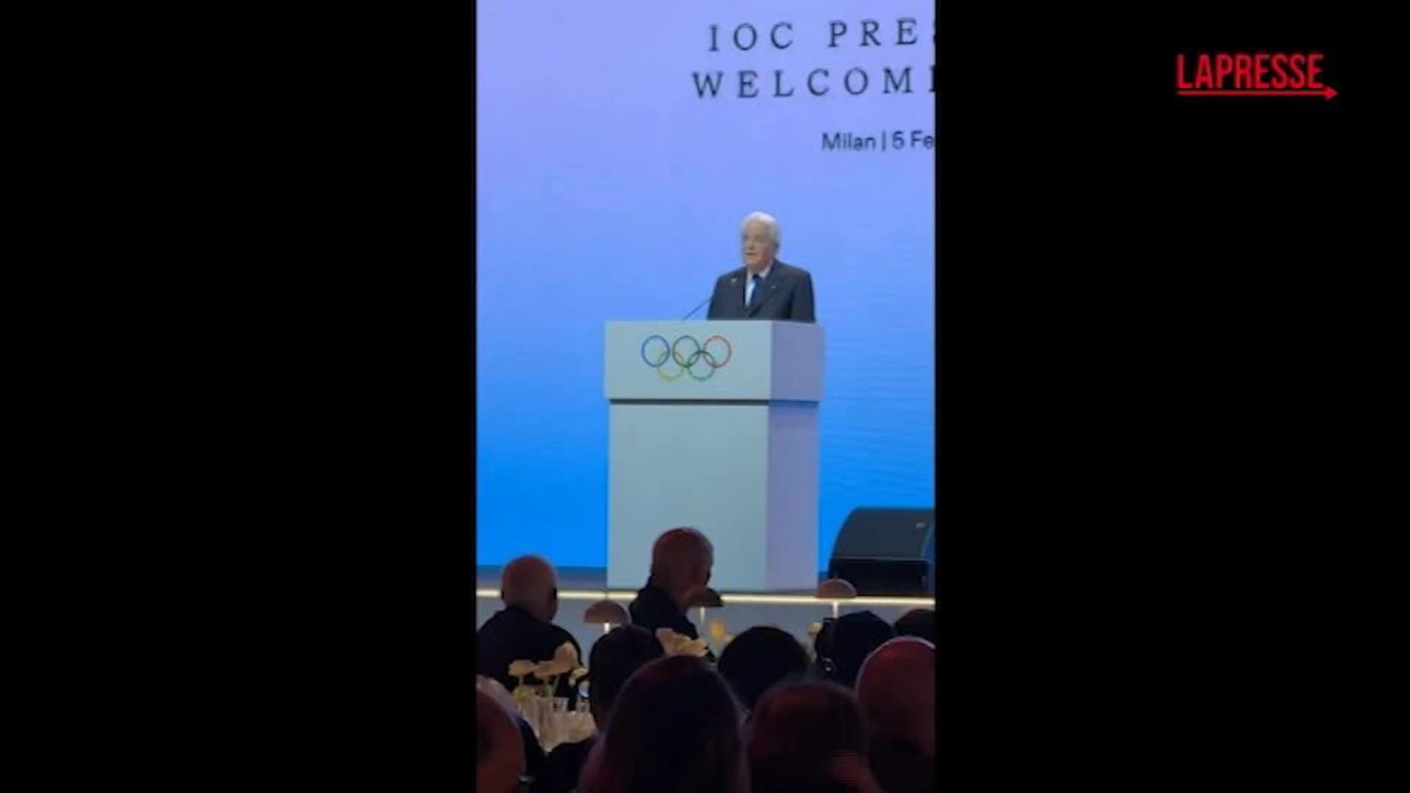 Milano Cortina, Mattarella: "I valori olimpici vengano praticati nella vita internazionale"