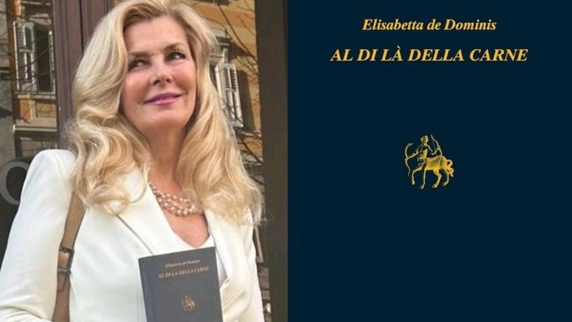 Incontri con l'autore e con il vino: giovedì 30 luglio Elisabetta de Dominis presenta "Al di là della carne" (Aragno)