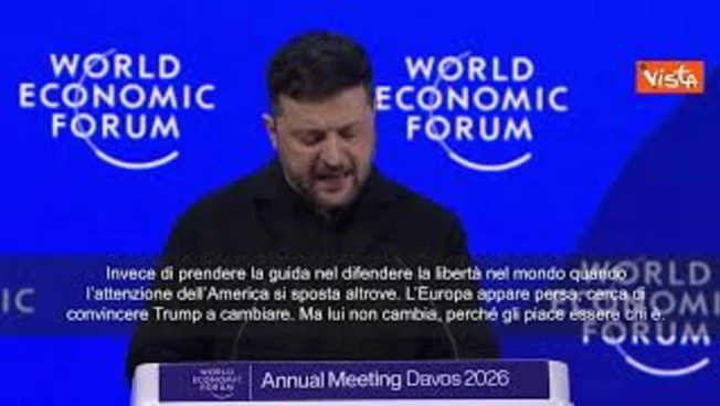 Zelenky a Davos: L'Europa pensa che Trump cambierà, ma non cambierà