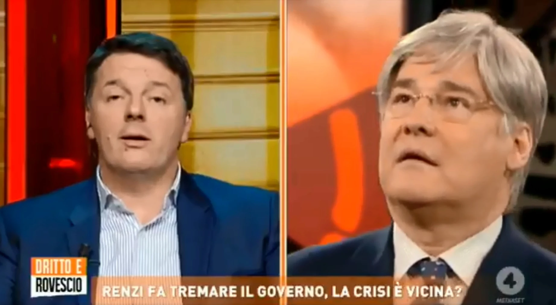 Dritto e Rovescio, Paolo Del Debbio contro Giuseppe Conte: "Non ha i soldi per venire qui da noi"