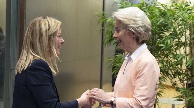 Meloni e Von der Leyen