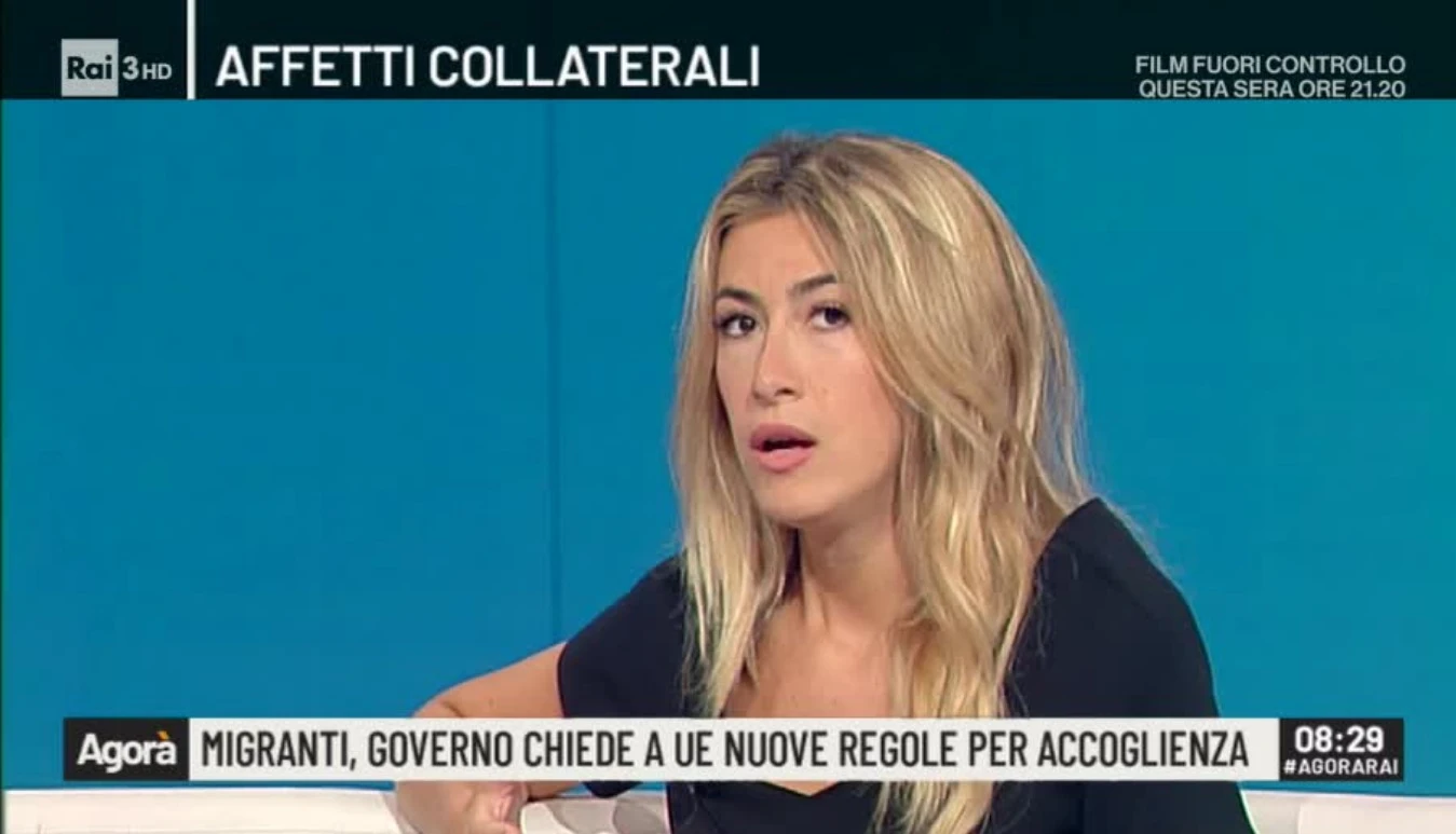 Annalisa Chirico ad Agorà difende Matteo Salvini: "Immigrati e ong, ha mantenuto le promesse"