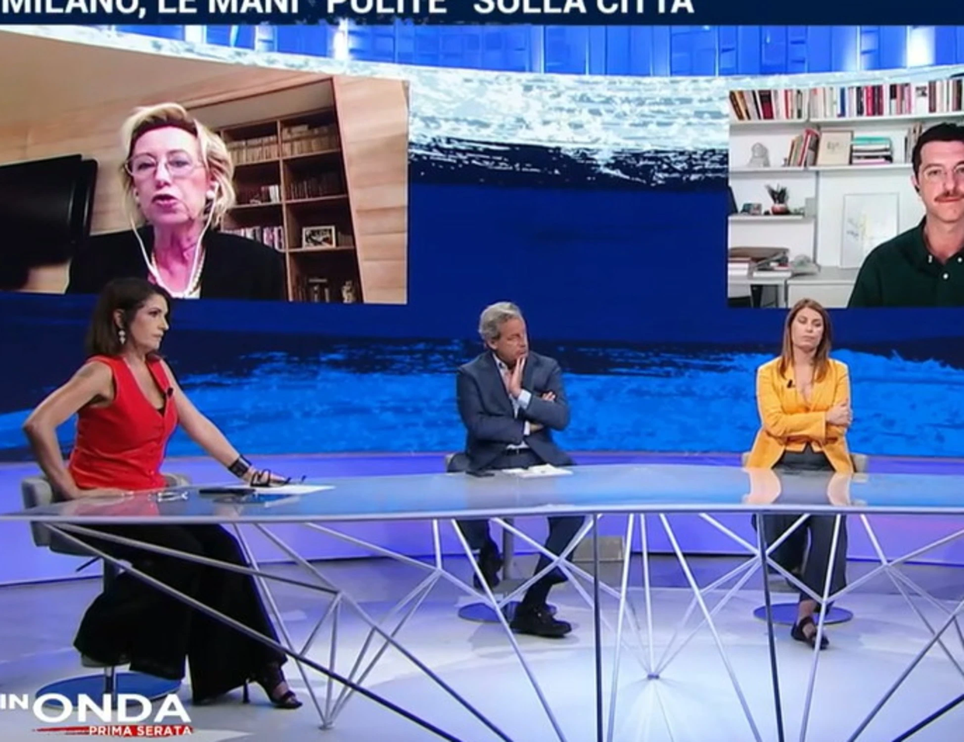 In Onda, la Moratti zittisce Piccolotti: "Sono 15 anni, di chi è responsabilità?"